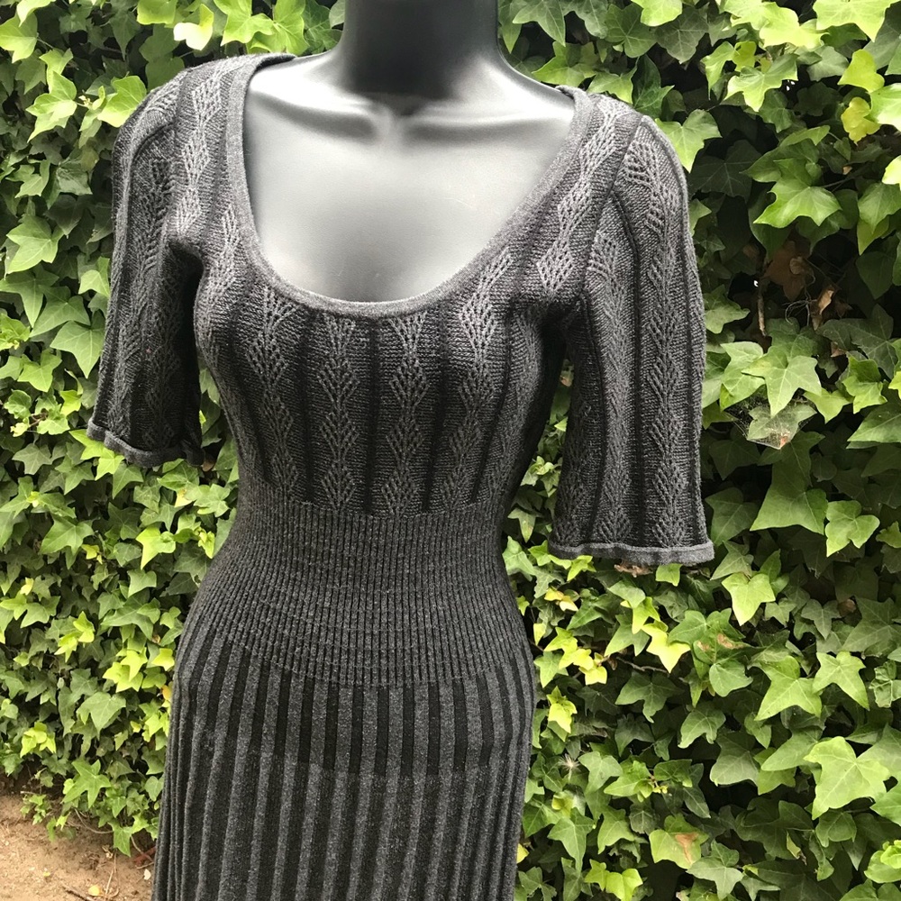 Max Studio grey sweater dress in XS.